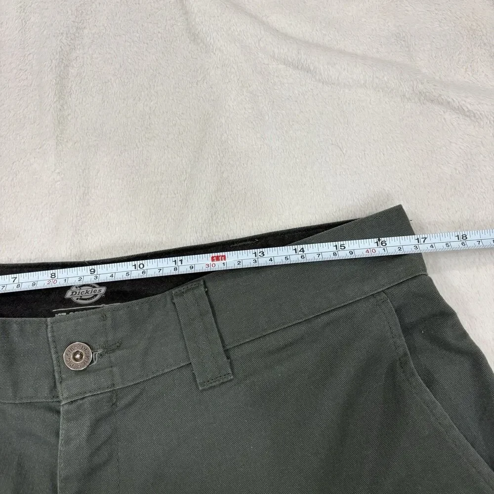Dickies ’Double Knee Work Pants 67 Collection FLEX Mens 34x24 Olive Green